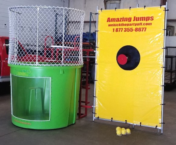 500 Gallon Dunk Tank - Lime colored
